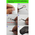 10 Pair 30A 600V Power Connectors Replacement Spare Parts Accessories with Insulation Cover for Anderson Powerpole Interlocking Plug Terminals.