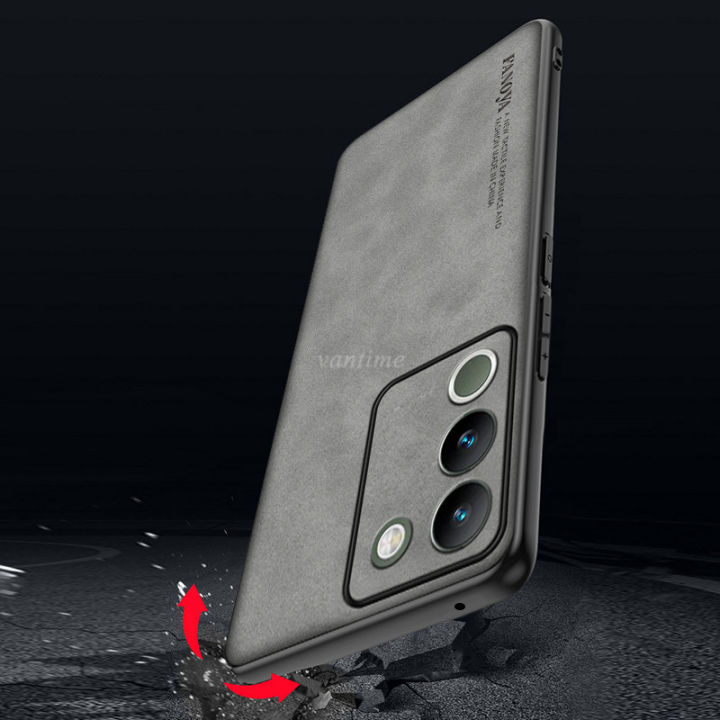 Vantime%20for%20Vivo%20V29e%205G%20Case%20Soft%20Pure%20Leather%20Slim%20Matte%20Back%20Cover%20-%20Image%202