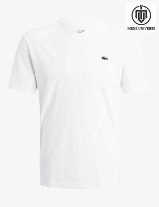 Crocodile%20Round%20Neck%20T-Shirt%20For%20Men%20-%20White%20-%20Image%204