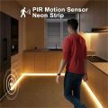 5M PIR 5V DC USB Motion Sensor Cabinet Backlight Bedroom Kitchen LED Strip ON OFF Sensor Light diode lights Double-sided tape.