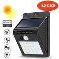 30 LED Solar Lights Outdoor Lighting Waterproof Solar Powered Motion Sensor Light Wireless Security Lights Outside Wall Lamp for Driveway Patio Garden Path. 