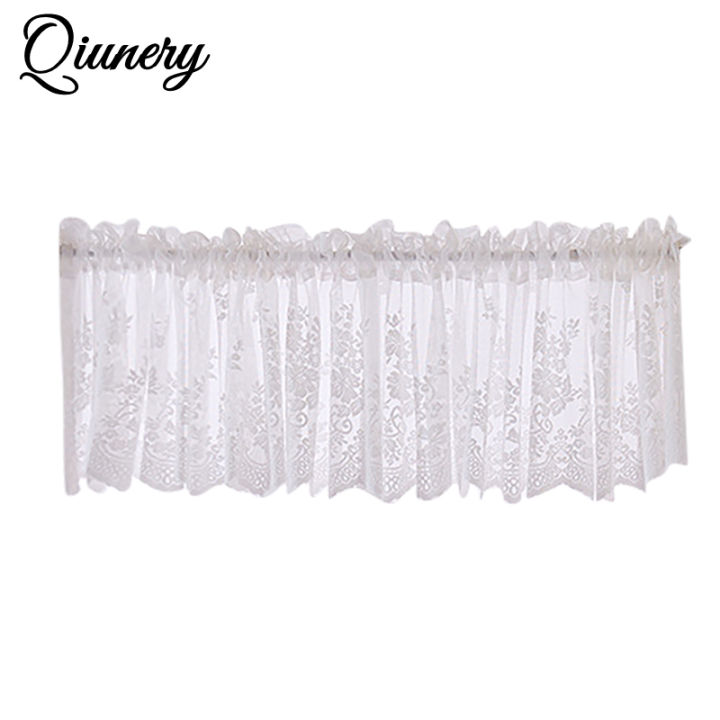 Lace%20Short%20Curtains%20Heat%20Light%20Blocking%20Rod%20Pocket%20Sheer%20Curtains%20For%20Kitchen%20Basement%20Bedroom%20Decor%20-%20Image%209