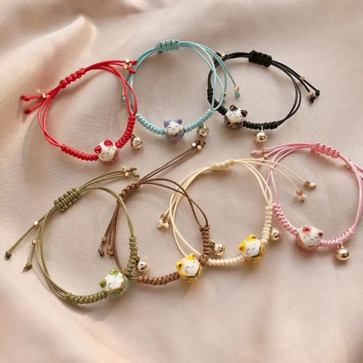 Rope%20Handmade%20Bell%20Cute%20Ceramic%20Cat%20Pendant%20Maneki%20Neko%20Bracelet%20Red%20Braided%20Rope%20Women%20Hand%20Ring%20Chinese%20Style%20Jewelry%20-%20Image%205