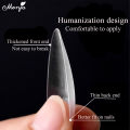 Monja 120/240pcs Matte False Full Nail Tips Frosted Coffin French Oval Square Stiletto Long Tips Acrylic Artificial Manicures. 