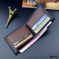 Avro Men's Soft PU Leather Business Wallet Multi-Card Slot With ID Holder Solid Color Travel Money Bag For Men. 
