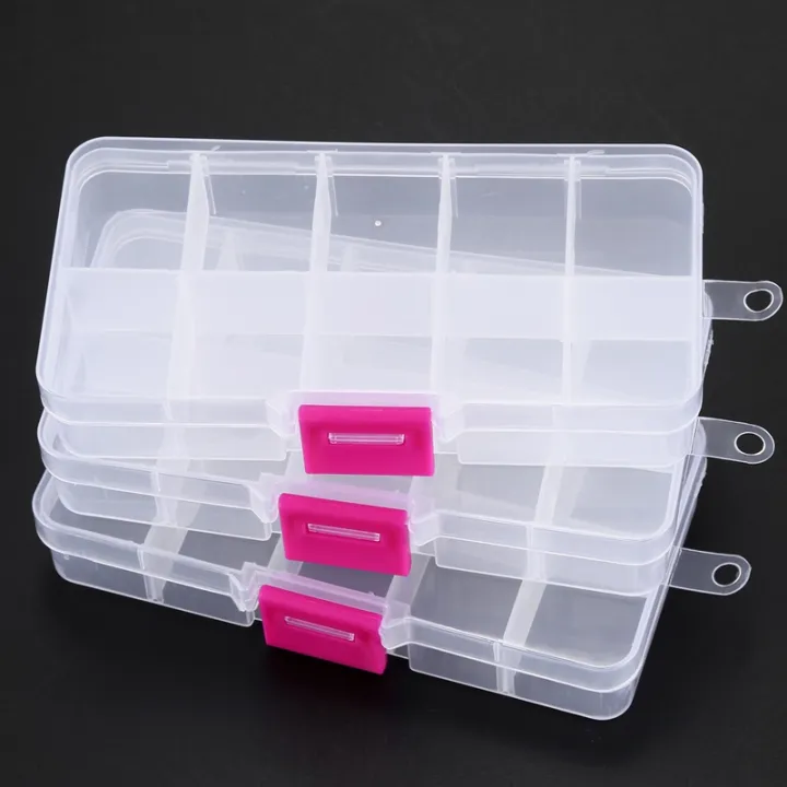 JAERBEE%206Pcs%2010%20Grid%20Electronic%20Component%20Parts%20Kits%20Plastic%20Storage%20BoX%20Case%20-%20Image%204