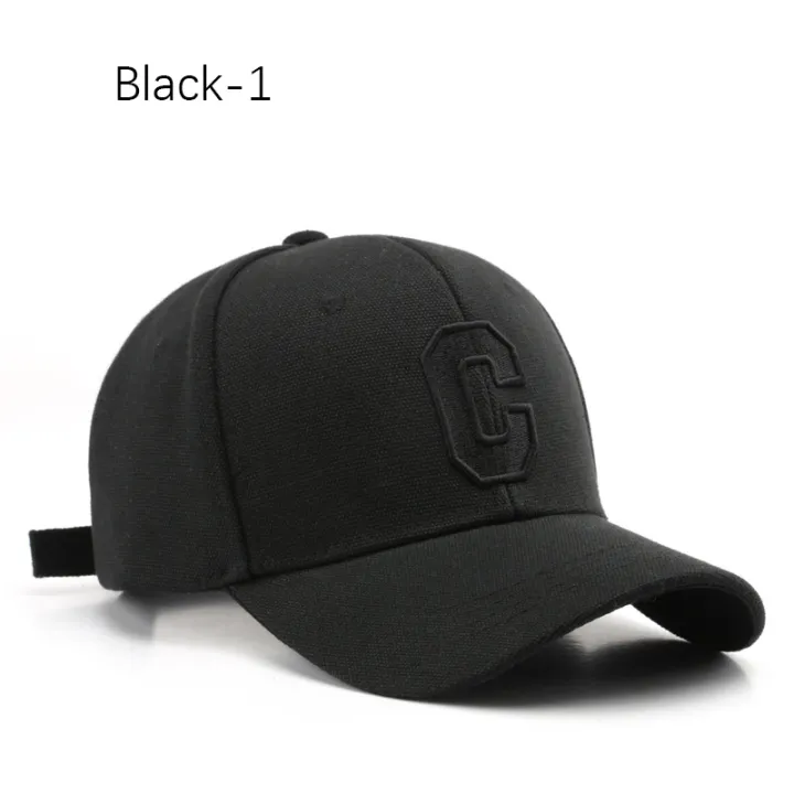 1pc%20Unisex%20Sunshade%20Breathable%20Adjustable%20Baseball%20Cap%20With%20Letter%20C%20Embroidery%20-%20Image%204