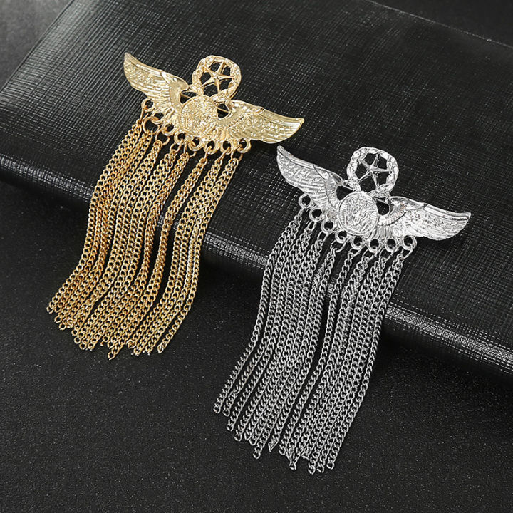 Men's%20Suit%20Korean%20Brooch%20Chain%20Collar%20Suit%20Brooch%20Simple%20Badge%20Accessories%20-%20Image%203