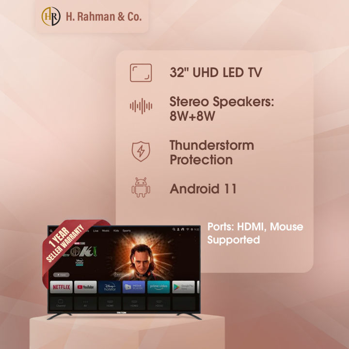 TRITON%2032''%20WiFi-SMART%20Android-Voice%20Control%204K%20LED%20TV%20(2GB%20RAM%20+%2016GB%20ROM):%20Simplify%20Entertainment%20with%20Ease%20-%20Image%203
