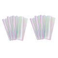 40 Pcs 59 cm x 57 cm Cellophane Wrap Paper Iridescent Film Gift Wrap. 
