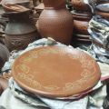 Clay Plate Eating Plate - Traditional Clay Plate For Serving Meals - Single Piece. 