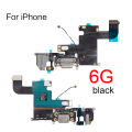 1Pcs Bottom USB Charger Flex For iphone 5 5S 6 6s Plus Charging Port Dock Connector Flex Cable With Mic Replacement Part.