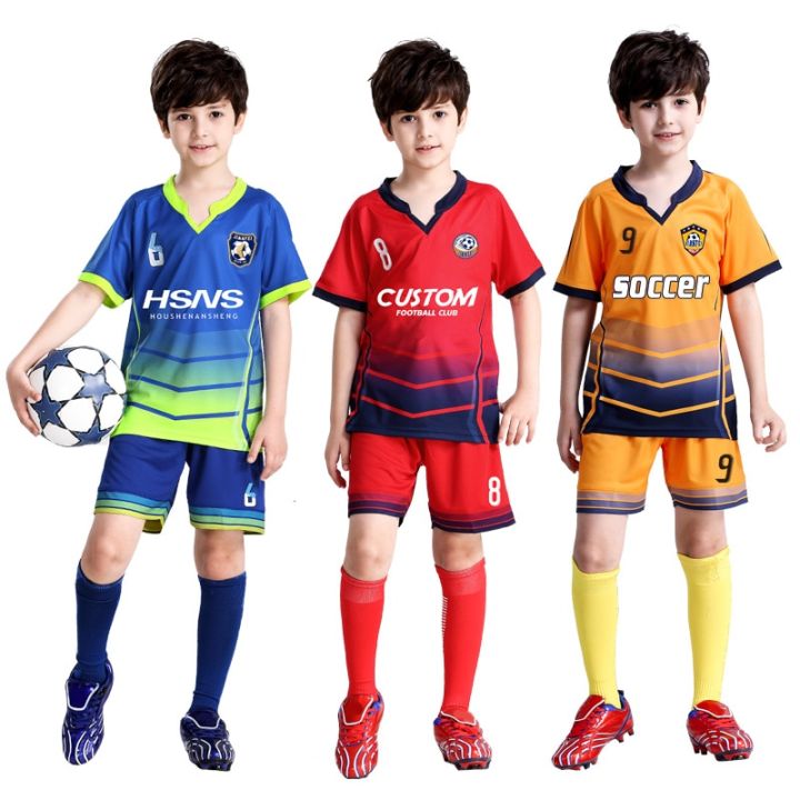 Wholesale%20Custom%20100%25%20Polyester%20Cheap%20Childrens%20Soccer%20Jersey%20Summer%20Breathable%20Football%20Jersey%20Set%20Soccer%20Uniform%20For%20Kids%20Y303%20-%20Image%203