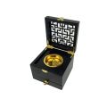 【Quality】 Black Wood Incense Burner Charcoal Natural Box Distiller Wooden Censer Incense Holder Aromatherapy Fragrance Ornament Arabic Bur. 
