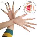 10pcs False Nails Cosplay Party Supplies Scary Makeup Accessories Red. 