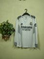 Real Madrid Home Jersey full sleeves Premium - 25/26 Season jersey for men. 