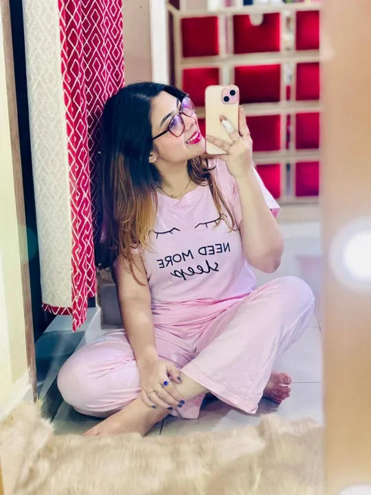 Women%20Home%20Wear%20Two-Piece%20Clothes%20V-Neck%20Solid%20Color%20Short%20Sleeve%20T-shirt%20+%20Long%20pant%20by%20%20soha%20mart%20-%20Image%208