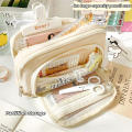 Kawaii Pencil Cases Pouch Large Capacity Cute Multifunctional Pen Bag School Student Stationery Canvas Storage Bag Girls Gifts. 