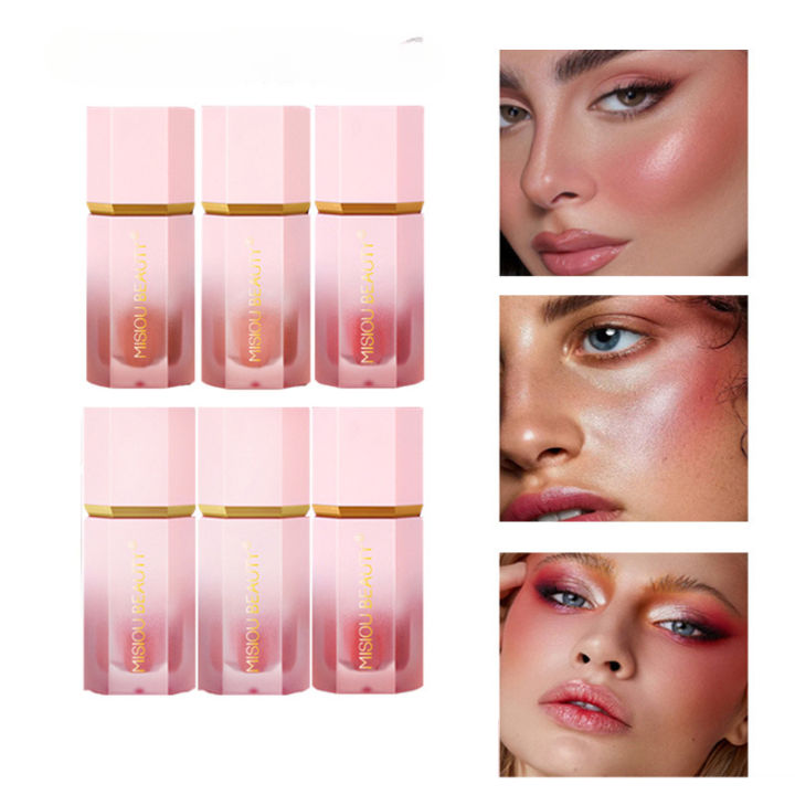 2024 drop ship sheglam make up Liquid Blush Facial Nourishing Blusher Gel Cream Multi-purpose Lip Gloss Makeup Blush wholesale JokeTJokeJ