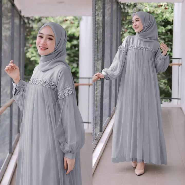 New%20design%20Stylish%20Pink%20Color%20Hijab%20Gown%20Borka%20Malai%20Georgette%20and%20soft%20net%20Fabric%20For%20Women%20-%20Image%202