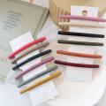1pcs Long Macaron Thin Cute Candy Color Acrylic Hair Clips.