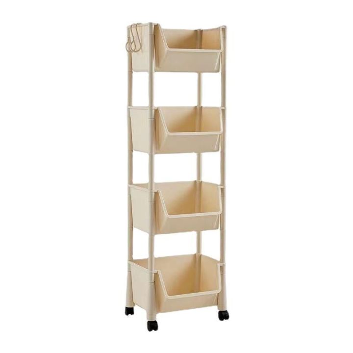 New%20bookshelf,%20multi-layer%20to%20floor%20with%20wheels,%20movable%20cart%20rack,%20seam%20storage%20rack%20-%20Image%205