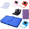 Wireless Bluetooth Keyboard For Iphone Huawei Xiaomi Tablet Mini Keyboard Mobile Phone Gaming Keyboard PU Case Support.
