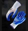 2 Pair Nylon Rubber coated Safety Hand Gloves for Industrial , Household, Bike Riding Hand Gloves. 