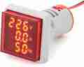 Digital AC Volt AMP Hz Meter Measure and Display AC Voltage Current and Frequency 22mm Panel Meter. 