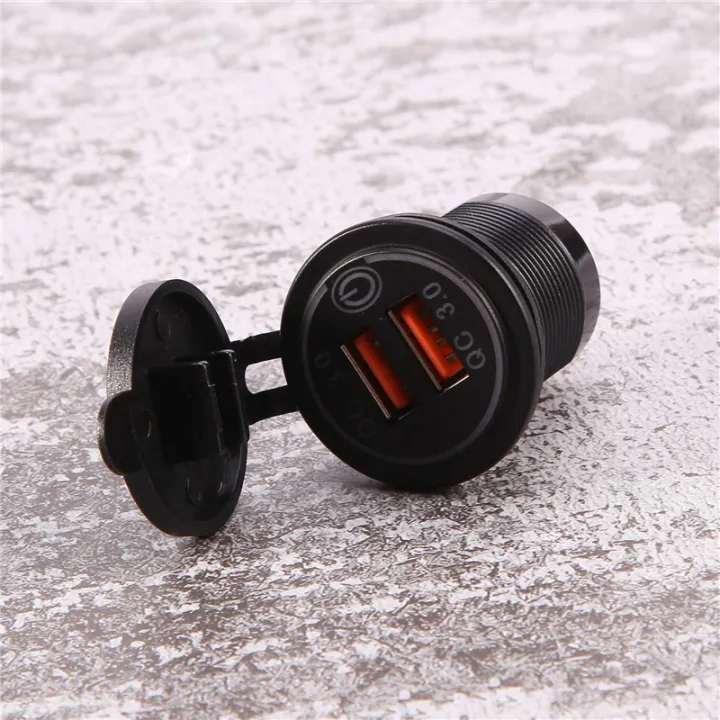 12V%2036W%20Quick%20Charge%203.0%20Dual%20USB%20Car%20Charger%20Orange%20-%20Image%208