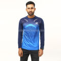 Blue Colour Premium Full Sleeve Tshirt-Jersey. 