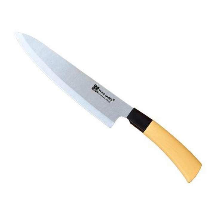 Kitchen Chef’s knife 8inch Blade, Stainless steel knife with wooden handle