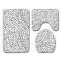 Animal print, skin pattern, leopard print, tiger print, toilet carpet, three-piece bathroom anti-slip mat, to figure the foot mat, cross-border delivery.