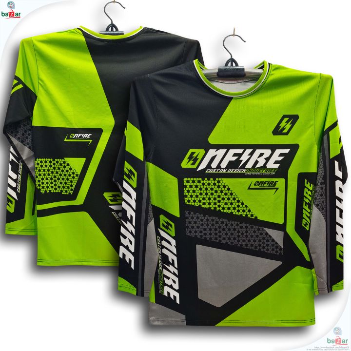 Motocross Cycle Full Sleeve Bike Jersey For Men - Premium Motor bike Bike Jersey - Bike Jersey