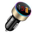 USB Car Charger Quick Charge QC3.0+PD Type C Mobile Phone LCD Display Fast Charging Adapter Phone Charger. 