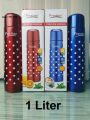 1000ML/ 1 LITRE ALL STEEL HOT/COLD WATER FLASK/TEA FLASKS/VACUUM BOTTLE. 