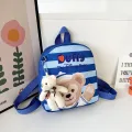 New Cartoon Bear School Bag for Boys and Girls 2-7 Years Old Kindergarten Baby Backpack Cute Creative Lightweight Backpack. 