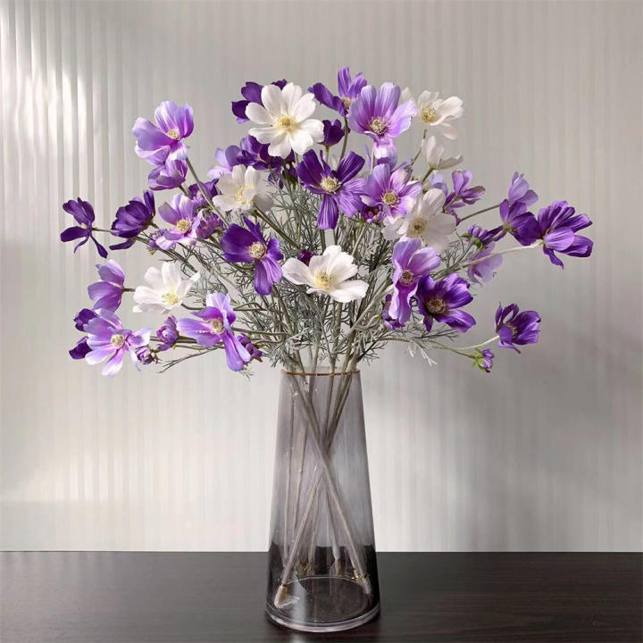 Artificial%20Gesang%20Flower%20Single%20Branch%204%20Fork%20Cosmos%20Fake%20Flower%20Silk%20Flower%20Bouquet%20Living%20Room%20Wedding%20Home%20Decoration%20-%20Image%204