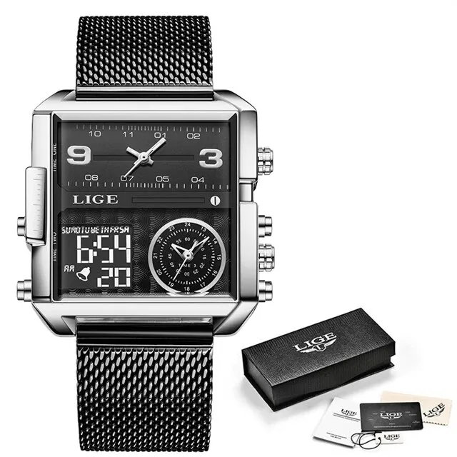 LIGE%20Fashion%20Black%20Steel%20Watch%20Men%20Digital%20Dual%20Display%20Watch%20Sports%20Chronograph%20Waterproof%20Quartz%20Wristwatch%20Men%20Military%20Watch%20-%20Image%207
