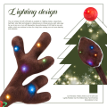 Car Reindeer Antlers,Antlers Car Kit with LED Lights,Reindeer Car Kit.