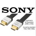 SONY 2 Meter HDMI To HDMI Cable HIGH SPEED HDMI CABLE 3D HD & 4K videos. 