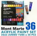 Mont Marte Signature Acrylic Paint Set 36 ml x 36 Colors.