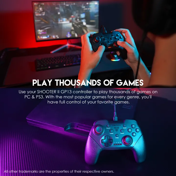 FANTECH%20GP13%20SHOOTER-II%20Gamepad%20Wired%20PC%20Game%20Controller%20Joystick%20Dual%20Vibration%20Saturn%20for%20Windows%20PC%20PS3%20Playstation%20Android%20Gamepad%20-%20Image%202