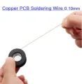 0.10mm Copper PCB Soldering Wire 0.10mm Circuit Board Trace Repair Cables Very Small Thin Copper Wire PCB Link Jumper Soldering Wire PCB Maintenance. 