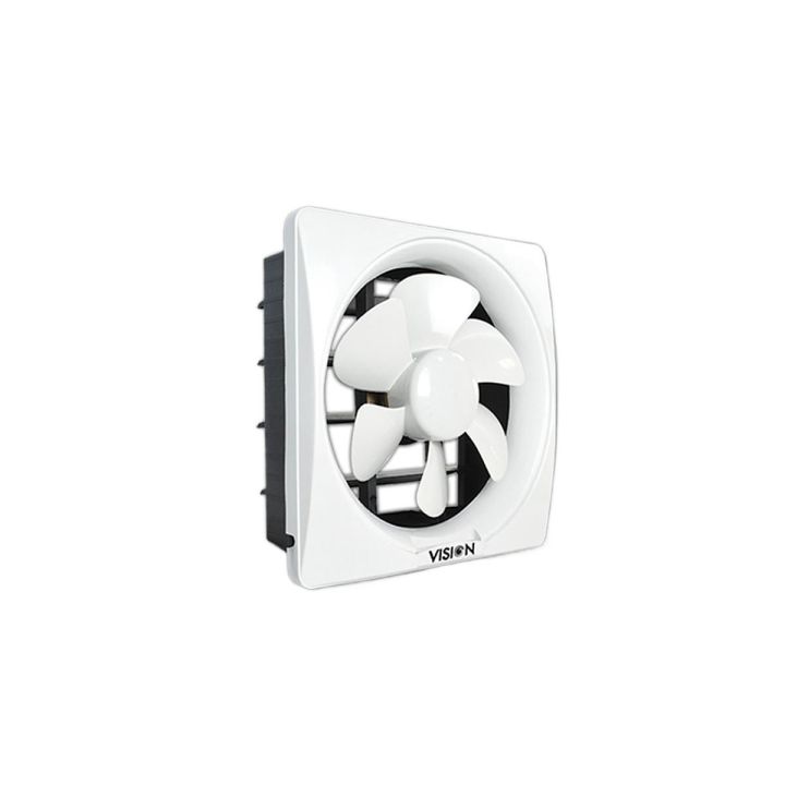 VISION CLICK Exhaust Wall Fan 12 Inch White PVC Plastic