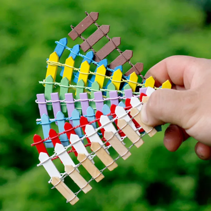 Miniature%20Fence%20Widely%20Used%20Fairy%20Garden%20Gnome%20Wood%20Fence%20Ornament%20-%20Image%203