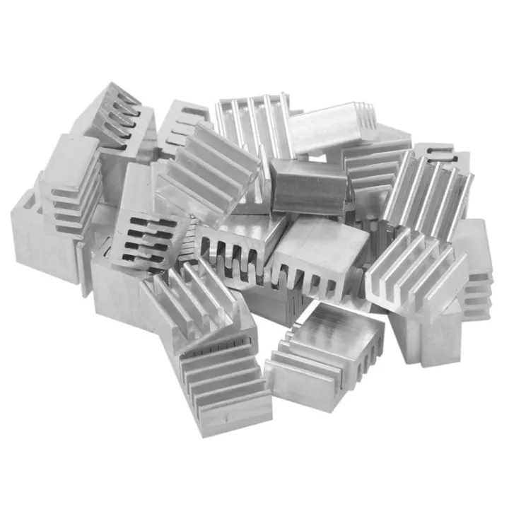 (NEW)50pcs%209*9*5mm%20Mini%20Aluminum%20Heatsink%20For%20IC%20LED%20Chip%20RAM%20-%20Image%206