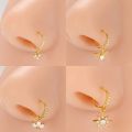 Stainless Steel Small Nose Rings Heart Star Moon Sun Zircon Nose Stud 20G Body Piercing Jewelry For Women Men Gift. 