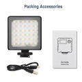 Andoer CL-36 Mini Bi-color LED Video Light 2800K-8500K Battery 3 Cold Shoe Mounts LCD Display Vlog Fill Light for DSLR Camera. 