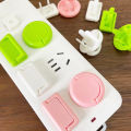 10 PCS CHILD SAFETY PROTECTION SOCKET PLUG PROTECTOR TWO COLOUR. 